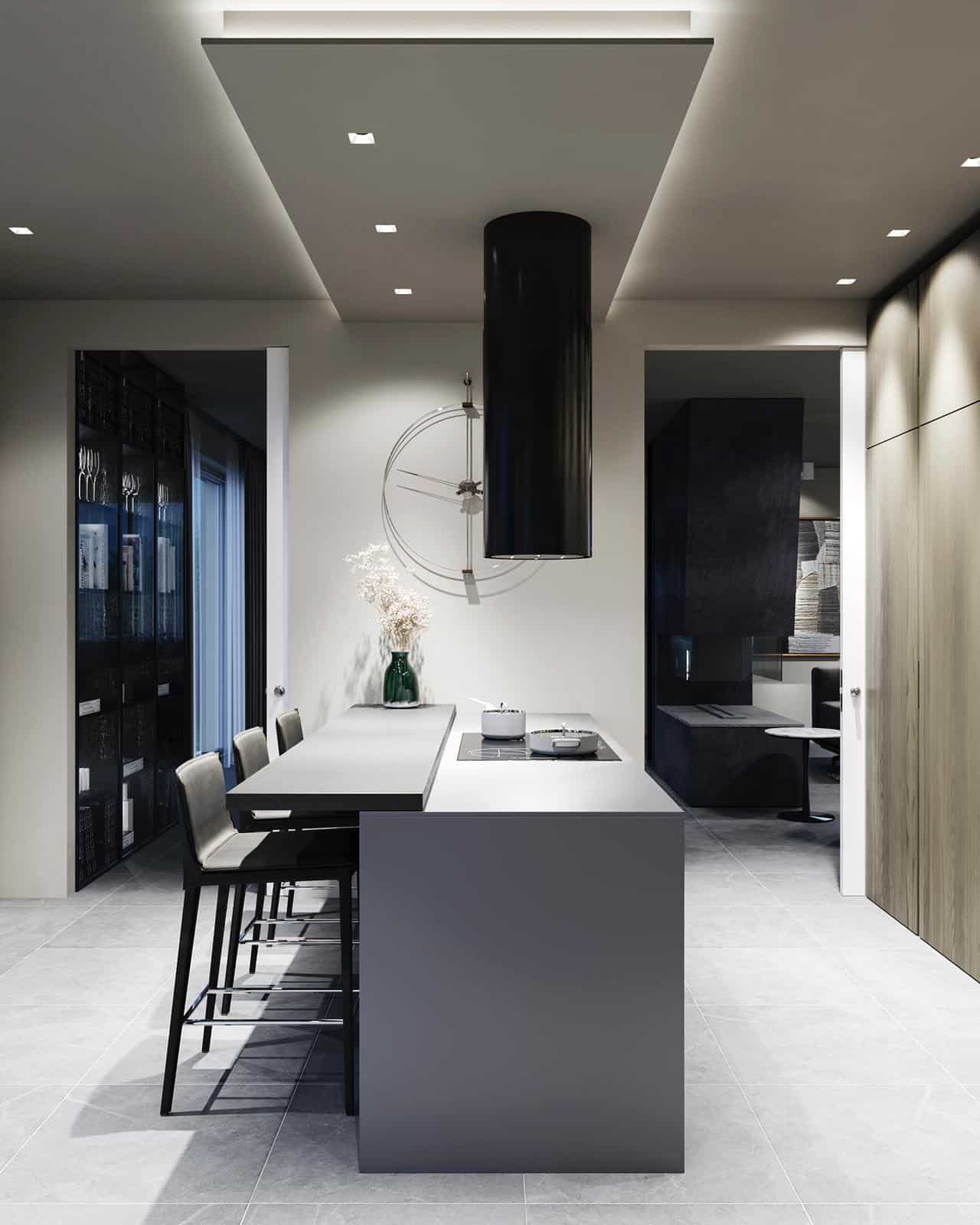 Cucina soggiorno interior design - D'Amico Arreda
